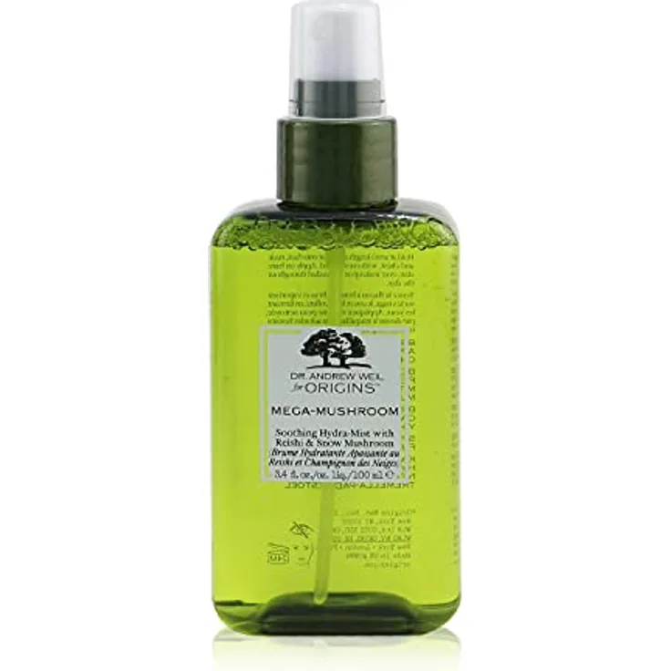 Origins, Dr. Andrew Mega-Mushroom Beruhigender Hydra-Mist mit Reishi & Schneepilz, 100 ml.