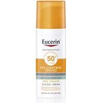Eucerin Sun Face Oil Control Tinted Spf50 Light 50ml - Sonnenschutzmittel mit Farbpigmenten für fettige Haut