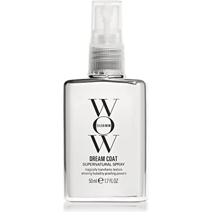 Color Wow Dream Coat Anti Frizz Spray für superglattes Haar, Hitzeschutz für Haare hält bis zu 3 Haarwäschen, Glanzspray für geschmeidige Haare, 50ml