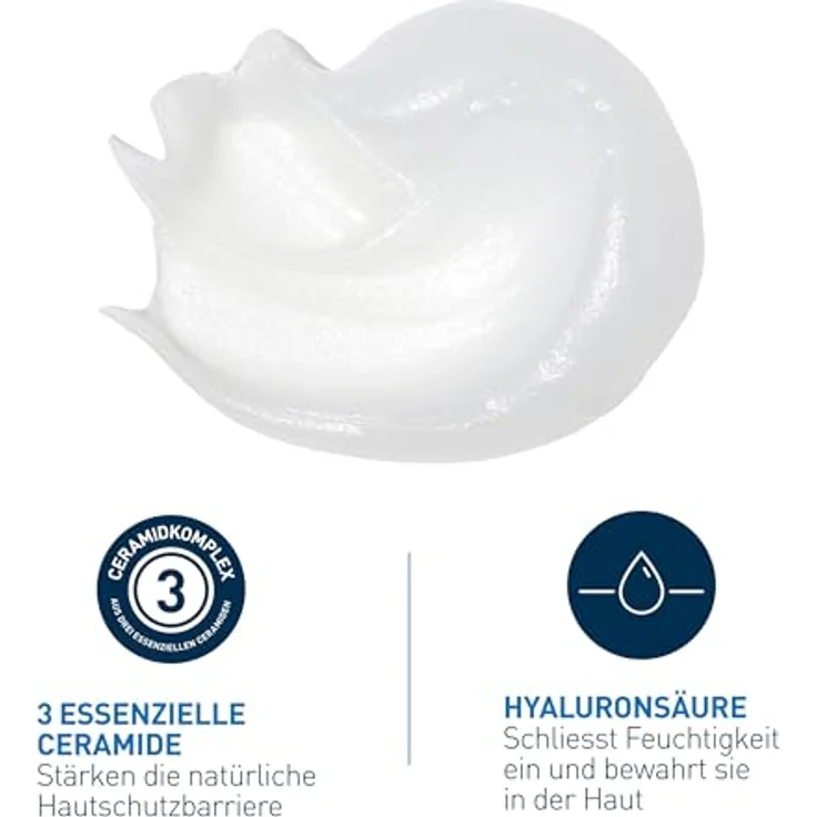 CeraVe Ultra Reparierender Balsam, Creme für trockene Haut, Mit Ceramiden und Hyaluronsäure, 88 ml – Bild 2