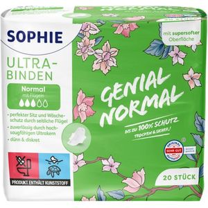 Bild für Sophie Ultra Binden Normal mit Flügel 20 Stk.
