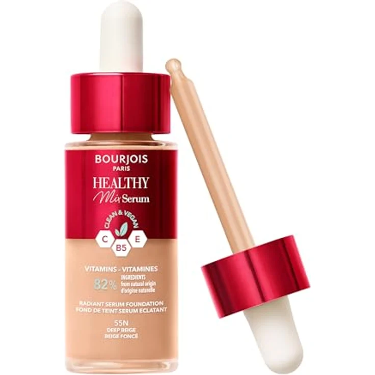 Bourjois Healthy Mix Clean Basisserum, 55 N, Dunkelbeige, 30 ml – Bild 2