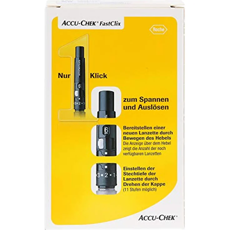 Roche Accu Chek FastClix Stechhilfe Modell II 1 St. - Preisvergleich – Bild 2