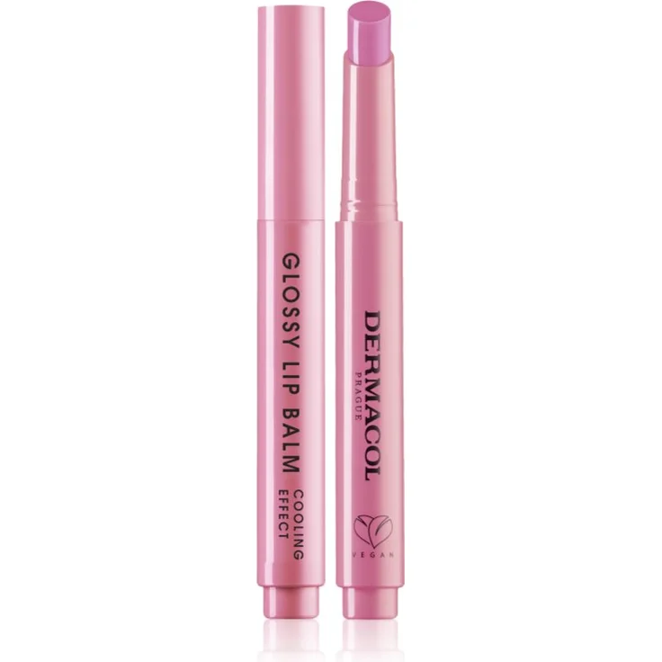 Dermacol Beauty Stick Glossy Lip Balm 06 Blackberry, pflegendes Lipgloss mit kühlender Wirkung, 2.2 g