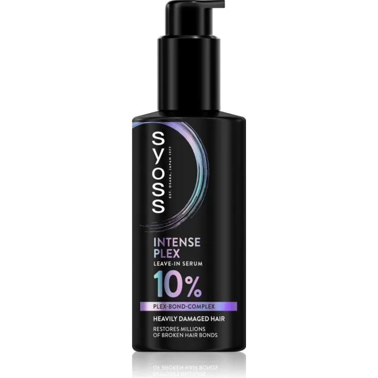 Syoss Intense Plex Serum, Leave-in Conditioner für stark geschädigtes Haar, 100 ml, nährt und glättet Haaroberfläche