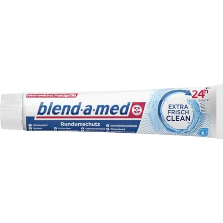 Blend-a-med Zahncreme Extra Frisch Clean, 75 ml, erfrischender Minzgeschmack