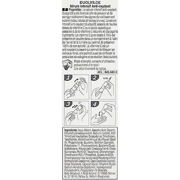 ACM Duolys CE Serum 15 ml - Antiedad e Hidratación - Tägliche Angriffspflege mit 15 % Vitamin C – Bild 3
