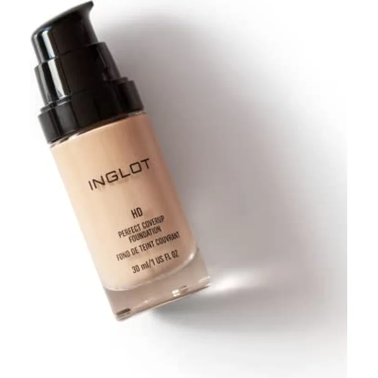 Inglot HD Perfect Coverup Foundation, Hochdeckend mit HD Pigmenten, natürlicher Look, hypoallergen, 30 ml - Weißer Trüffelextrakt – Bild 3