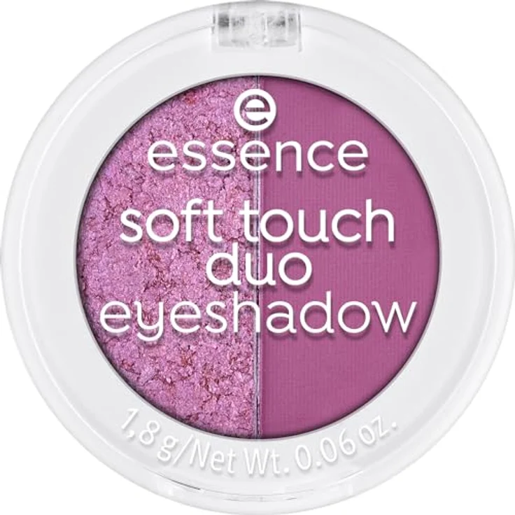 essence cosmetics soft touch duo eyeshadow, Lidschatten, Nr. 02, Violett, langanhaltend, vegan, ohne Mikroplastikpartikel, Nanopartikel frei, 1er Pack (1.8g) – Bild 3