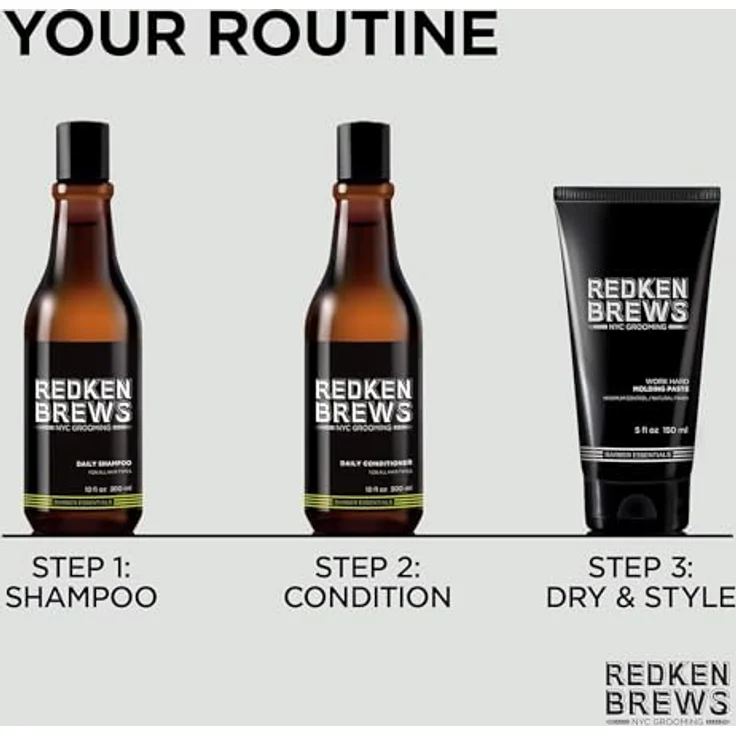 Redken Paste Brews Work Hard Molding Paste 150 ml – Bild 6