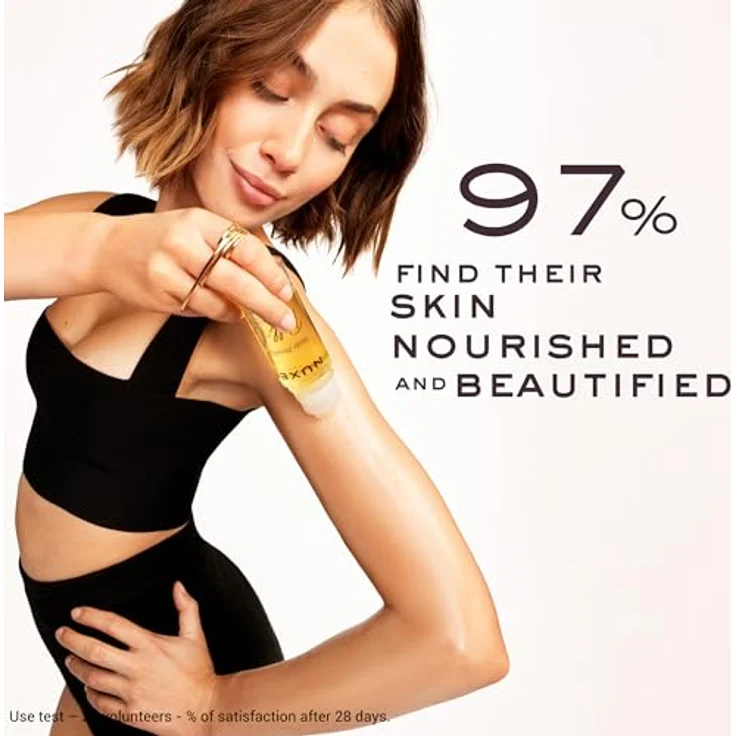 Nuxe Huile Prodigieuse Roll-On 60 Ml, Trockenöl für Gesicht, Körper und Haare mit 7 pflanzlichen Ölen, satinierter Glow ohne öliges Finish – Bild 6