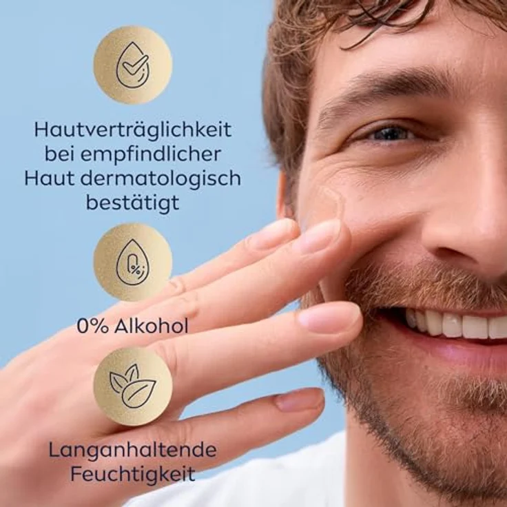 NIVEA MEN Sensitive Bart & Gesicht Pflegegel, alkoholfreies Pflege-Gel mit VitaminPRO Komplex, 50 ml – Bild 5