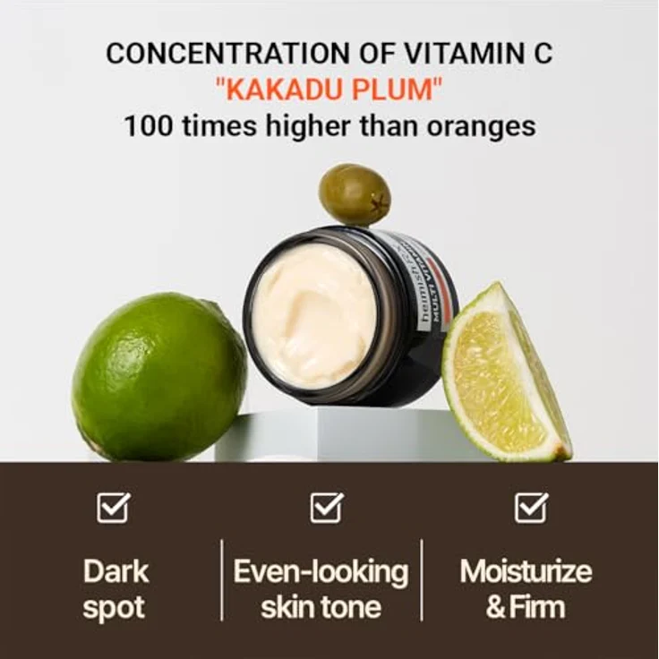 HEIMISH RX Multi-Vitamin Dunkle Flecken Creme – Aufhellende Creme mit Vitamin C, 5% Niacinamid zur Reduzierung von dunklen Flecken und Hyperpigmentierung, 50 ml (1,69 fl. oz) – Bild 4