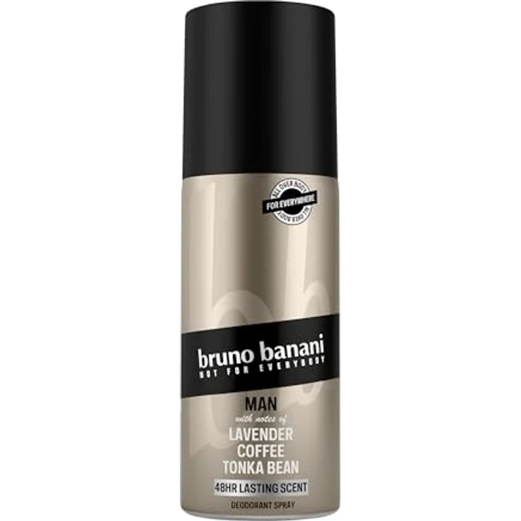 bruno banani Man Deo-Bodyspray für Herren, aromatischer Amberduft, 48h langanhaltend, vegane Formel, 150 ml – Bild 1