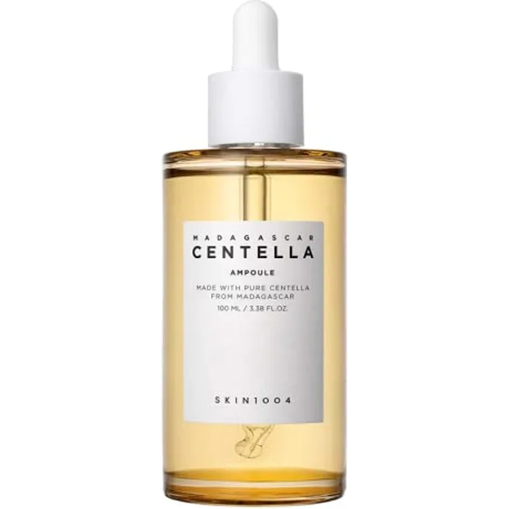 SKIN1004 Madagascar Centella Ampoule 100 ml, Gesichtsserum zur Hautreparatur und Feuchtigkeitsregulierung