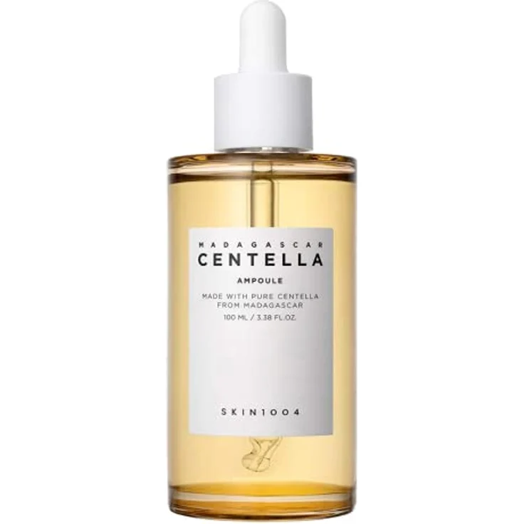 SKIN1004 Madagascar Centella Ampoule 100 ml, Gesichtsserum zur Hautreparatur und Feuchtigkeitsregulierung