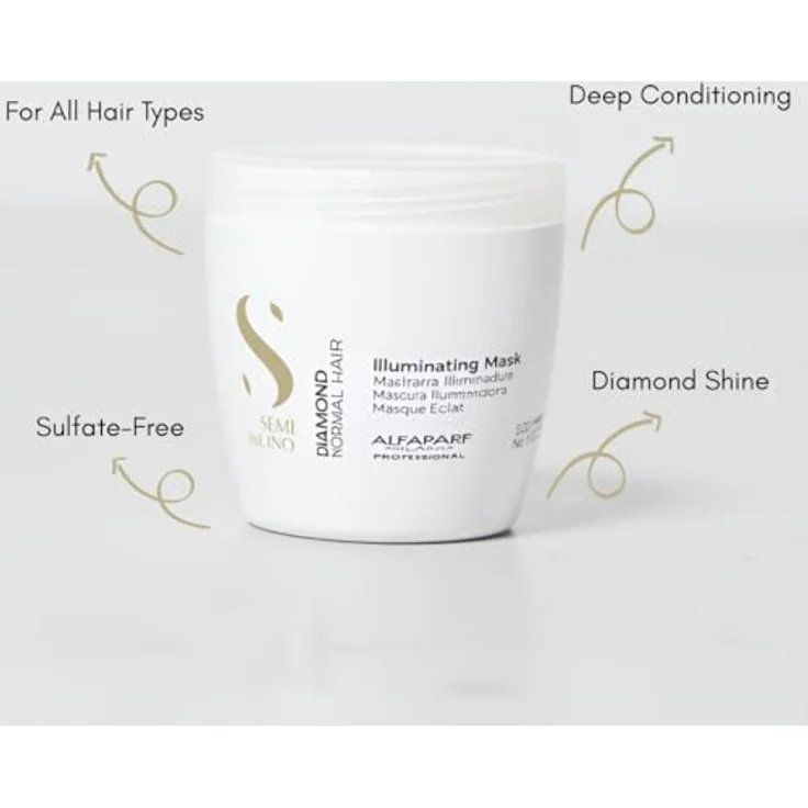 Alfaparf Semi Di Lino Diamond Illuminating Mask 500 ml – Bild 9