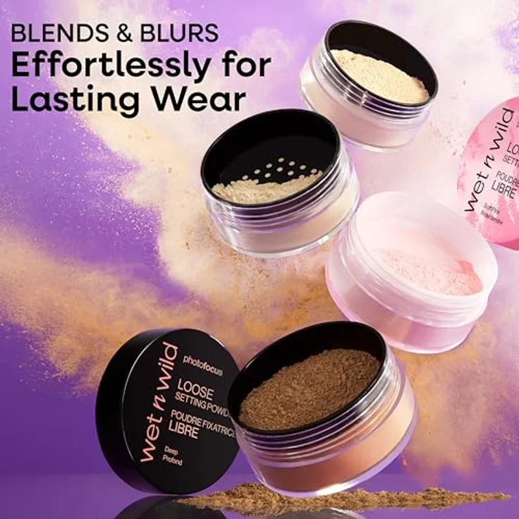 Wet n Wild Photo Focus Loose Setting Powder, Seidiges Fixierpuder mit Soft-Focus-Effekt, Banana, 20g – Bild 4