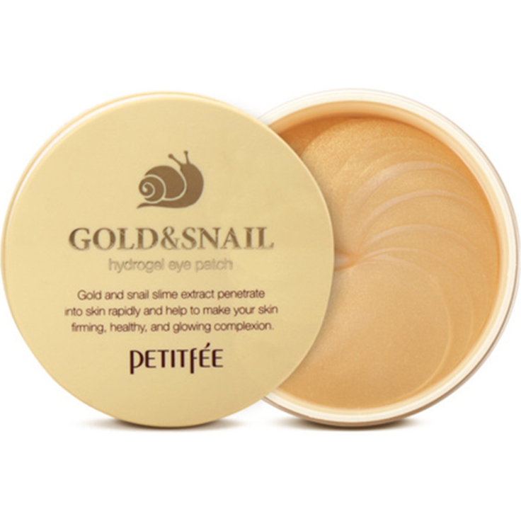 Petitfee Gold & Snail Hydrogel Eye Patch Augenpatches 60 Stück