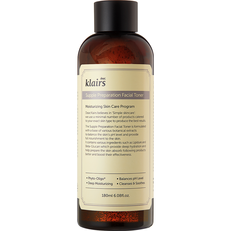 Dear Klairs Supple Preparation Facial Toner Gesichtswasser 180 ml mit reinigender Wirkung – Bild 1