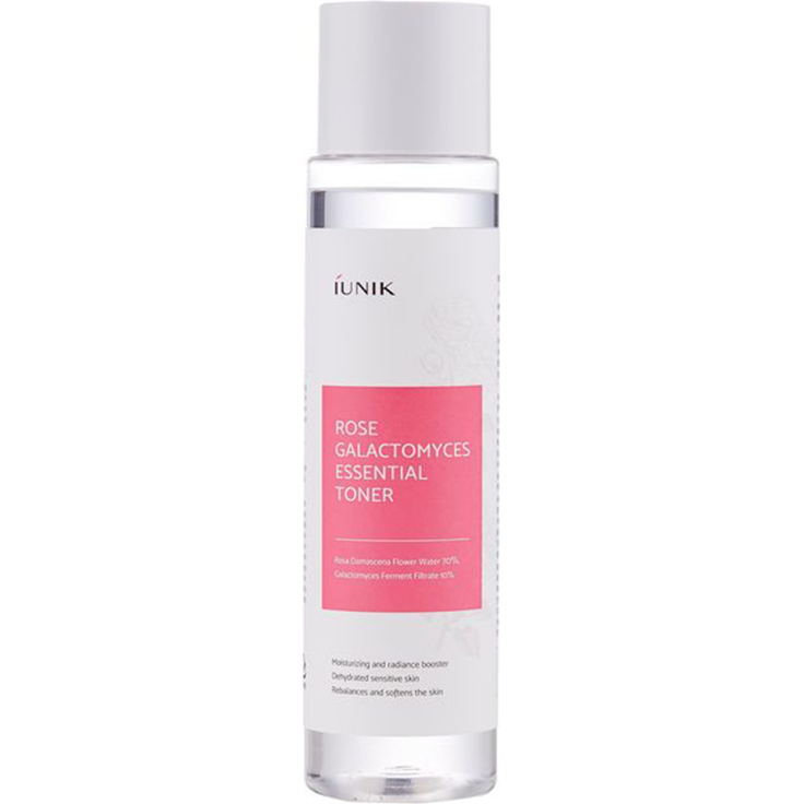 iUnik Rose Galactomyces Essential Toner Gesichtswasser 200 ml mit reinigender Wirkung