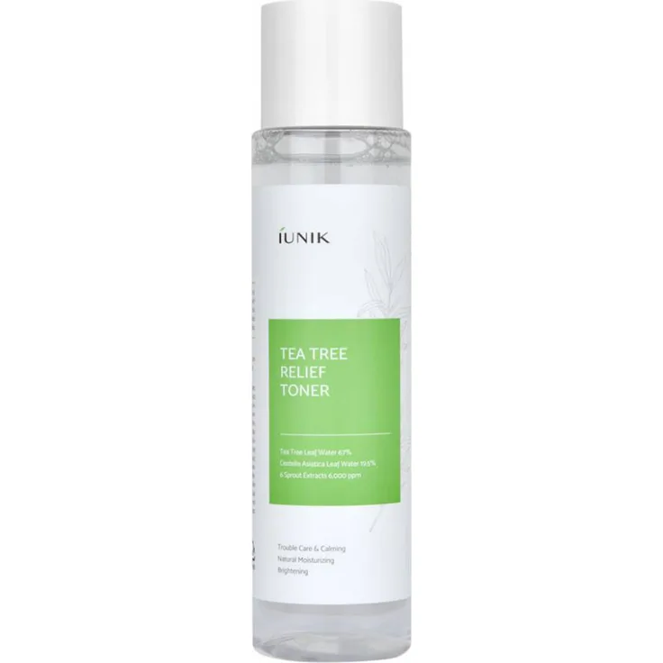 iUnik Tea Tree Relief Toner Gesichtswasser 200 ml mit reinigender Wirkung