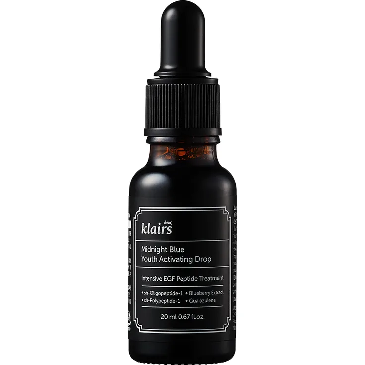 Dear Klairs Midnight Blue Youth Activating Drop Anti-Aging Gesichtsserum 20 ml mit hautverjüngernder Wirkung