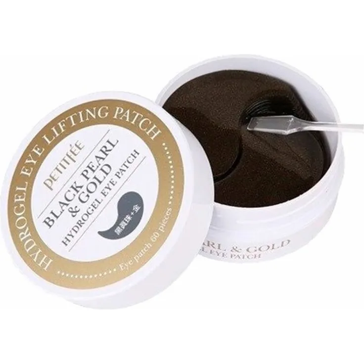 PETITFEE Black Pearl & Gold Hydrogel Eye Patch Augenpatches 60 Stück