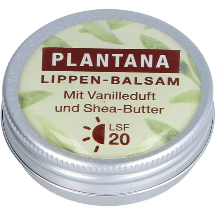 Cadion AS PLANTANA Lippen-Balsam mit Vanilleduft und Shea-Butter Lippenpflege 5 g mit pflegender Wirkung