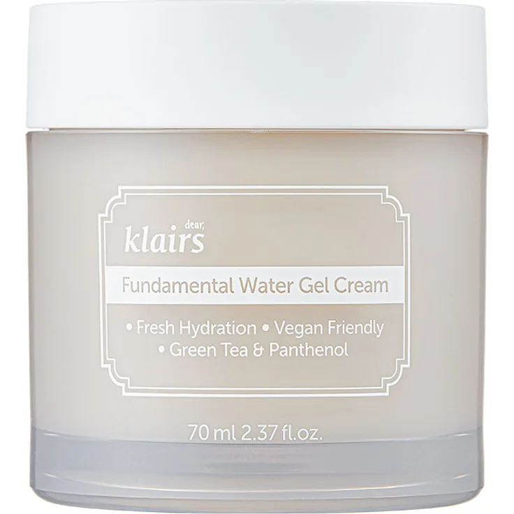 Dear Klairs Fundamental Water Gel Cream Gesichtscreme 70 ml mit pflegender Wirkung