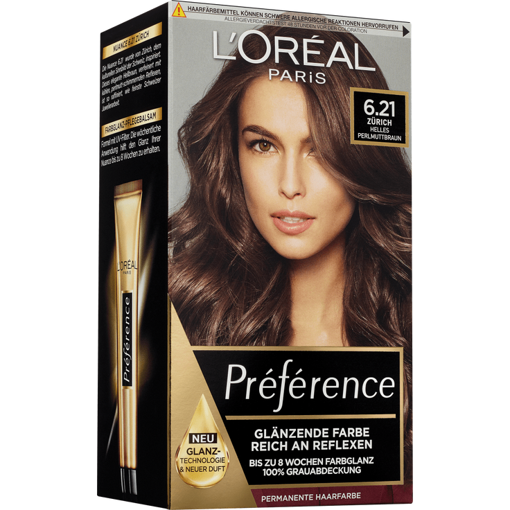 L'Oréal Paris Préférence Haarfarbe Nr. 6.21 – Bild 1