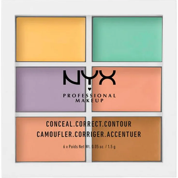 NYX Conal Correct Contour Palette 6 x 1,5 g