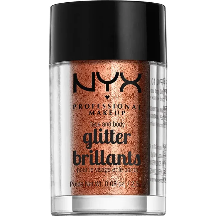 NYX Professional Makeup Lidschatten Face & Body Glitter Lidschatten 2.5 g
