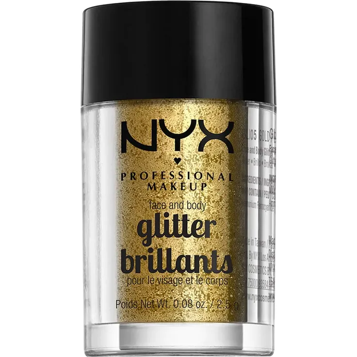 NYX Professional Makeup Lidschatten Face & Body Glitter Lidschatten 2.5 g