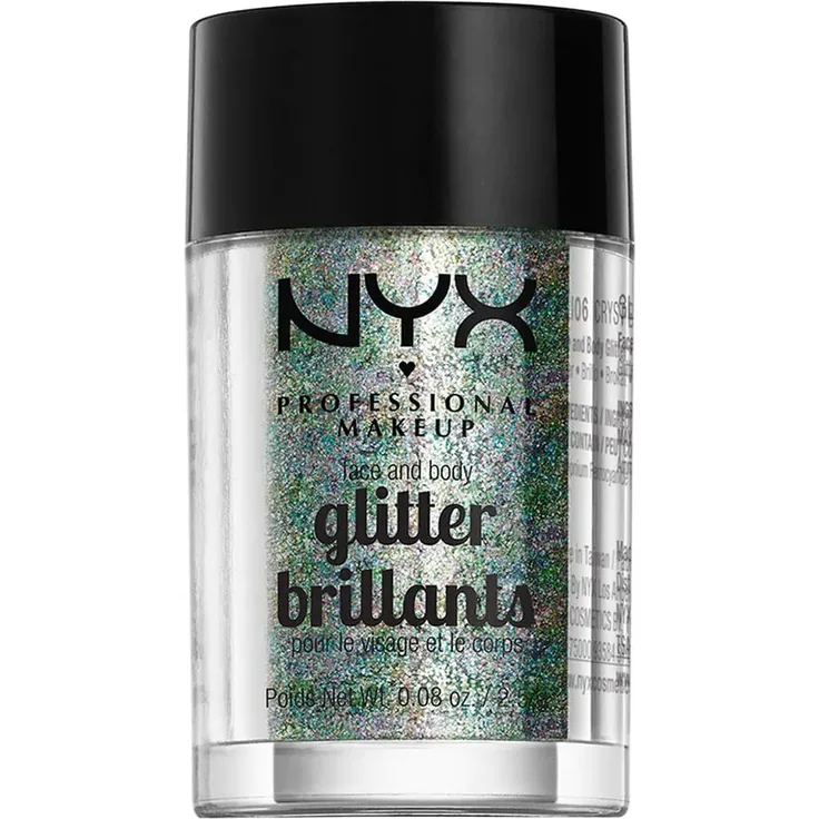 NYX Professional Makeup Lidschatten Face & Body Glitter Lidschatten 2.5 g