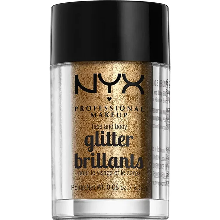 NYX Professional Makeup Lidschatten Face & Body Glitter Lidschatten 2.5 g