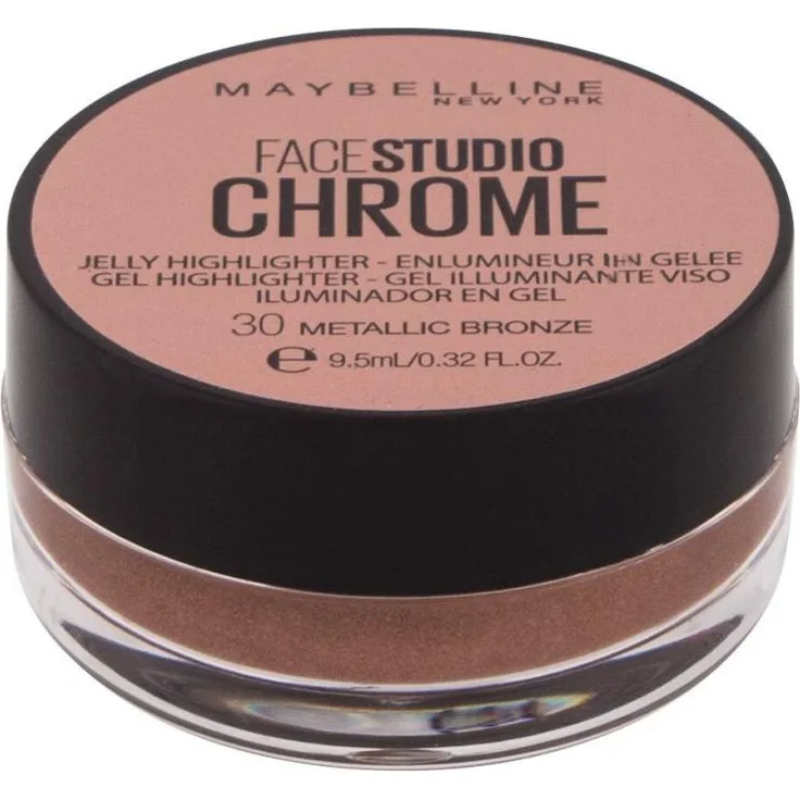 Maybelline Face Studio Chrome Jelly Highlighter 9.5 ml Nr. 30 - Metallic Bronze