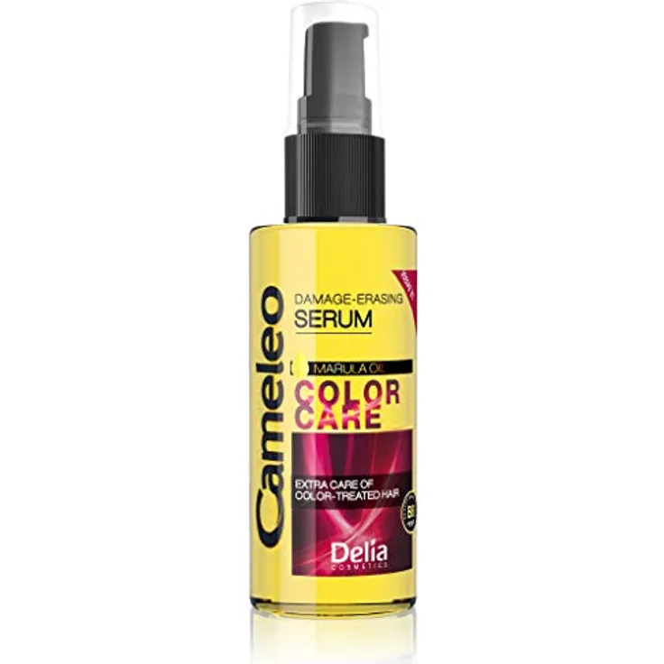 Cameleo – Marula Öl Haarserum – Farbpflege-Aufbauserum für geschädigtes, trockenes, gebleichtes Haar - für nasses & trockenes Haar - ohne Ausspülen - Parabenfrei - 55ml