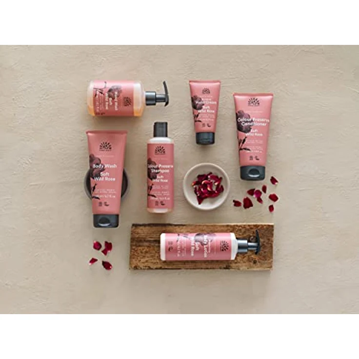 Urtekram Handseife - Feuchtigkeitsspendend - Soft Wild Rose - 300 ml, Vegan, Biologisch, Natürlichen Ursprungs – Bild 5