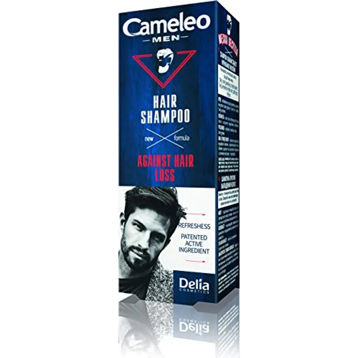 Cameleo Men - Haarwaschmittel für Männer gegen Haarausfall - Reduziert Haarausfall - Reinigt Haar und Kopfhaut - Kräftigt, pflegt - Begrenzt zurückweichende Haarlinie - für dünnes, zartes Haar - 150ml