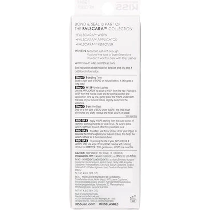 KISS Falscara Bond & Seal, Kleber für künstliche Wimpern Duo, 8,7 g – Bild 9