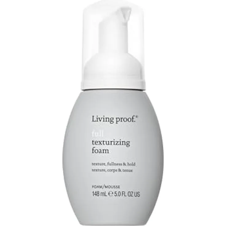 Living Proof Full Texturizing Foam | Voluminisierender Trockenschaum mit Amaranth-Peptiden | Idealer Hitzeschutz | Cruelty Free, 148ml