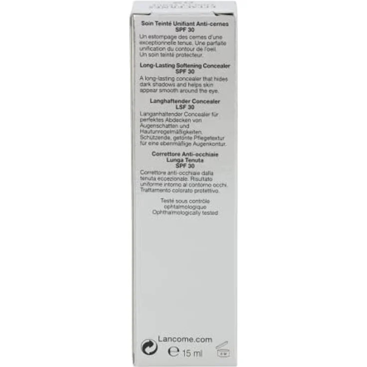 Lancôme Effacernes Longue Tenue SPF30-02 Beige Sable Concealer, Textur: Flüssig Deckkraft: Hoch – Bild 4