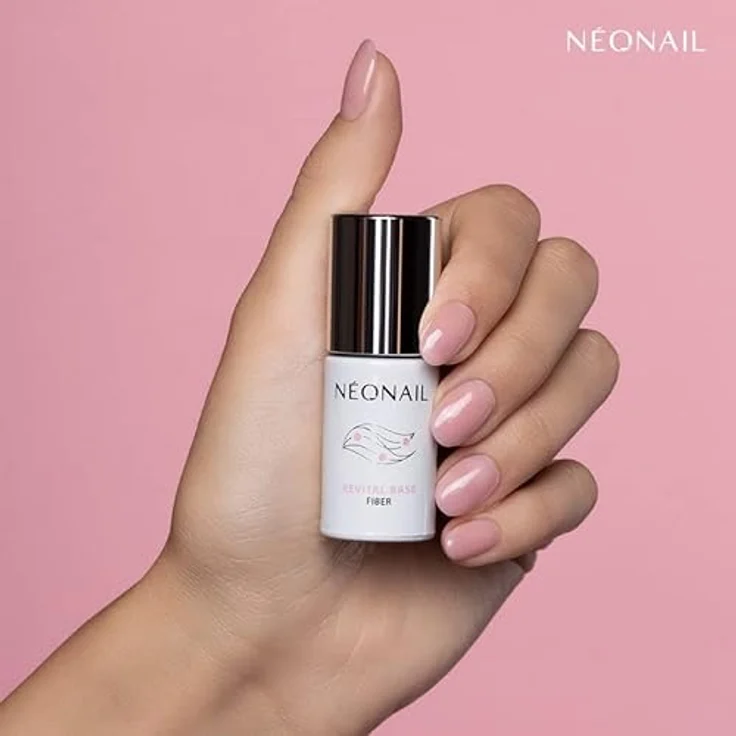 NÉONAIL UV Nagellack Revital Base Fiber Warm Cover, 7,2 ml, Unterlack Gel mit starker Pigmentierung und langanhaltender Maniküre bis zu 21 Tagen – Bild 5