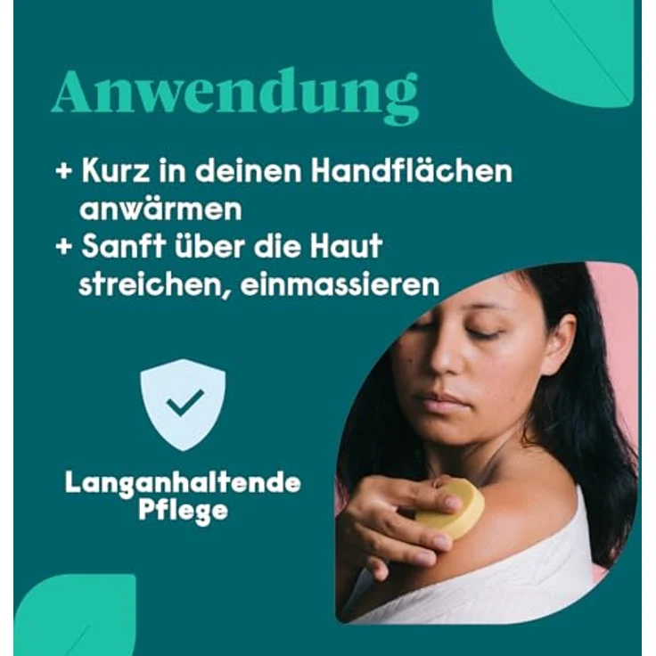forpeople Körperbutter 40g, Bio Körper Creme mit Sheabutter & Bienenwachs, vegane Pflege für trockene Haut, handgemacht in Deutschland – Bild 4