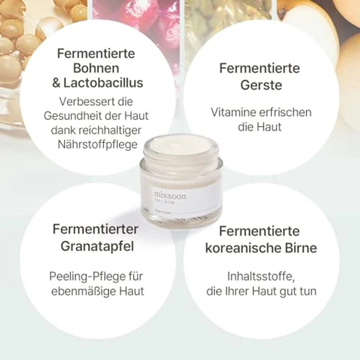 Mixsoon Sojabohnencreme / 50 ml | Feuchtigkeit, Porenstraffung und Talgregulierung | Cremige Textur – Bild 4
