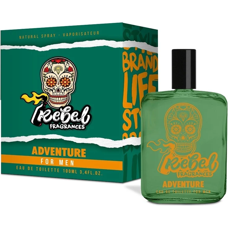 Rebel Rebel Adventure Man Eau De Toilette, 100ml für Herren, rezeptfrei