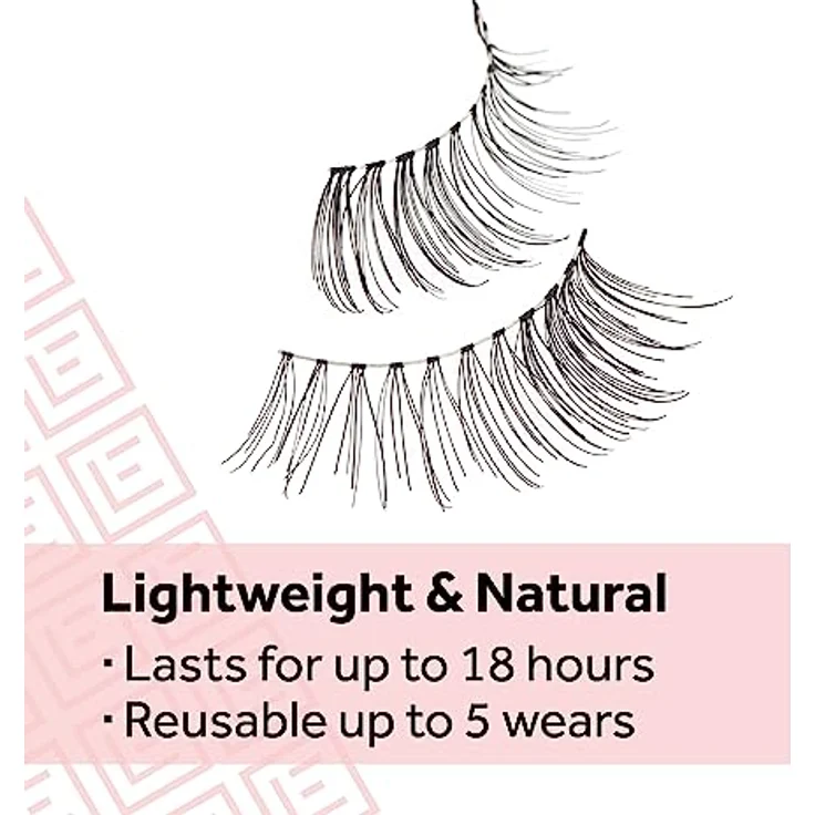 Eylure London Natural Lashes Fluttery Light 003 Wimpern – Bild 4