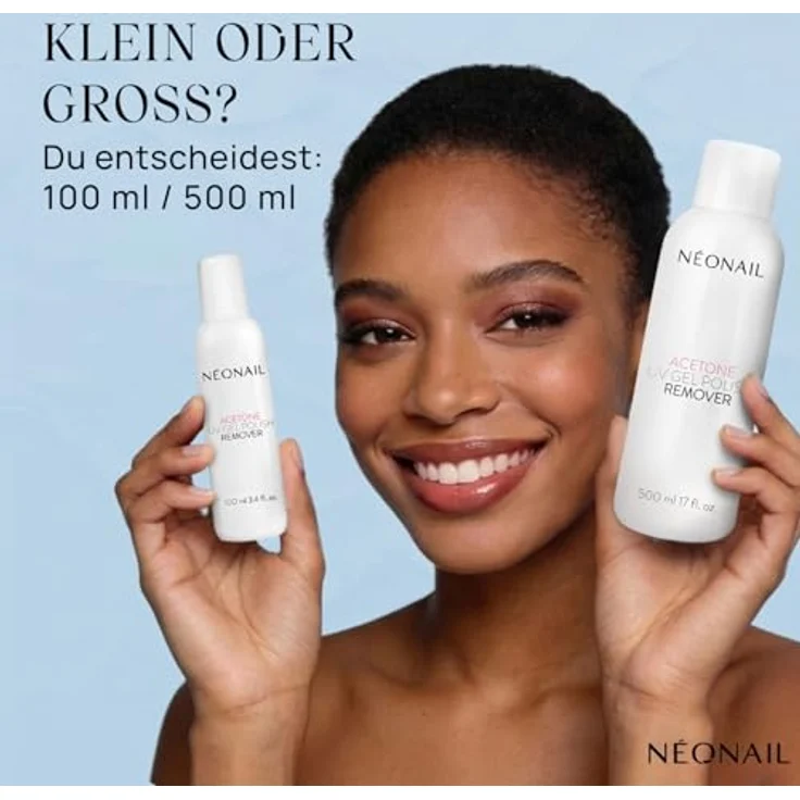NÉONAIL UV Gel Polish Remover Aceton 100 ml - Zum Entfernen von UV Nagellack, Tips, Kleber oder Acrylnägeln geeignet – Bild 7