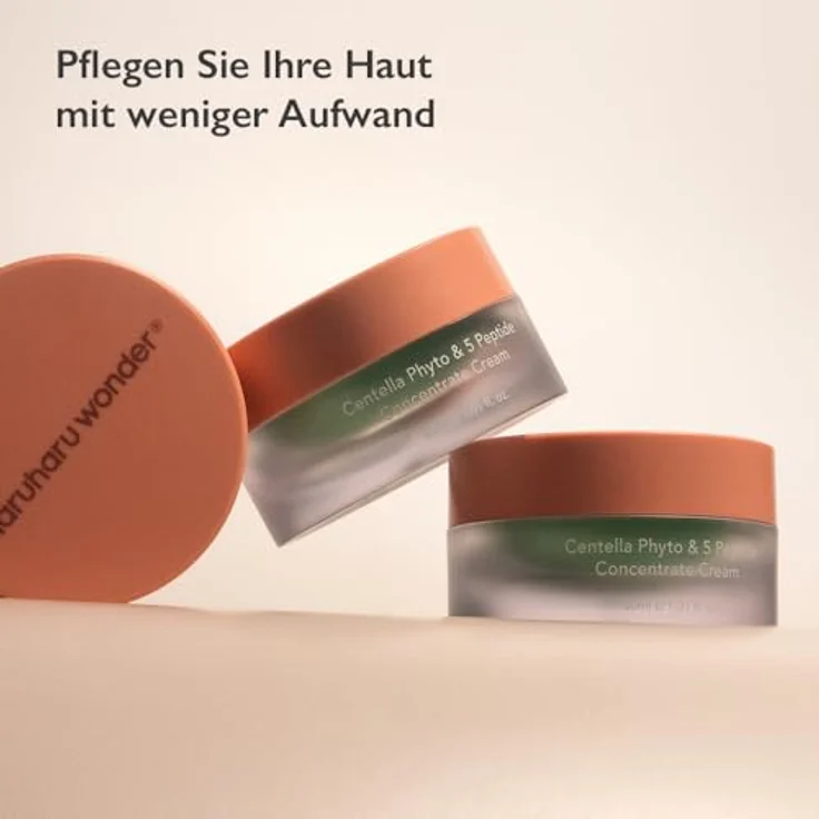 Haruharu Wonder Centella Phyto & 5 Peptide Concentrate Cream, multifunktionale Gesichtscreme, 30 ml, feuchtigkeitsspendend und regenerierend für jugendliche Haut – Bild 2